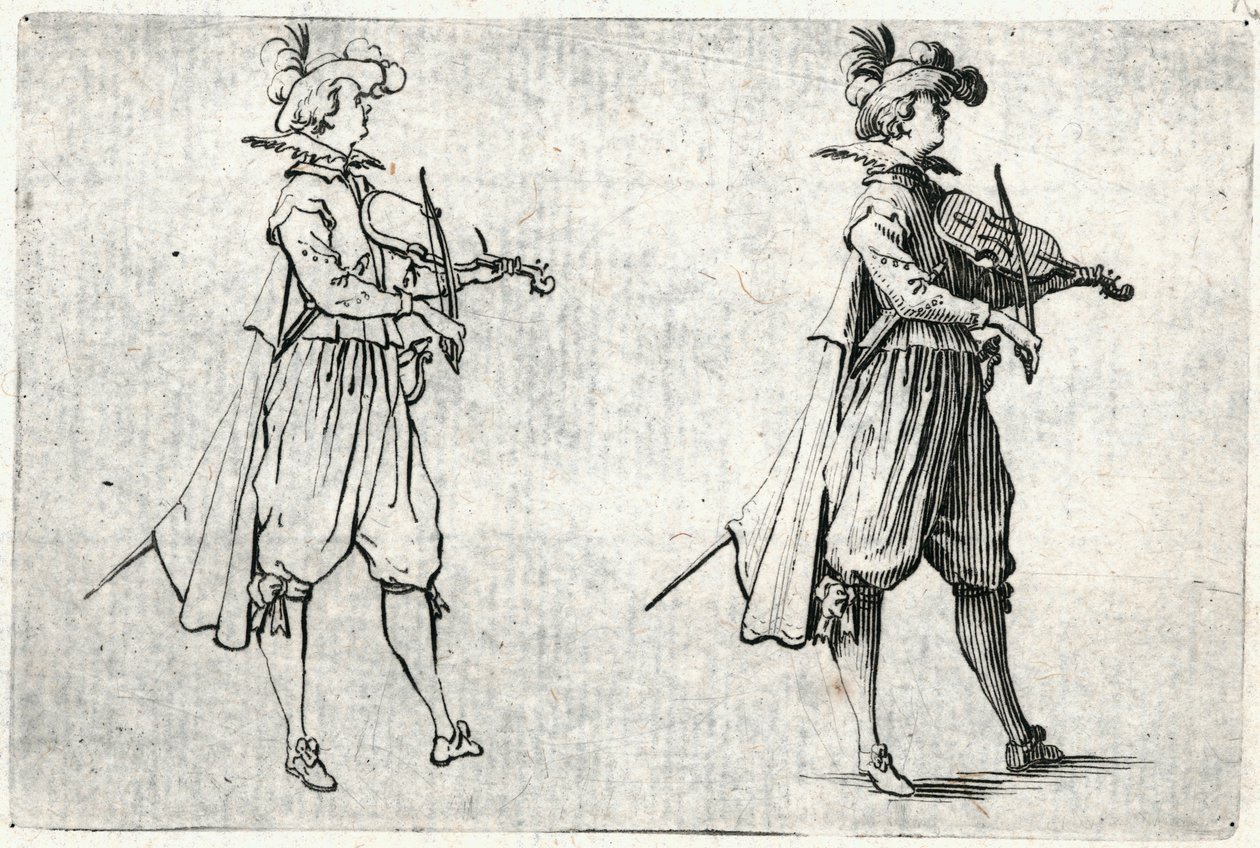 Eri lukujen kapriisit tekijältä Jacques Callot