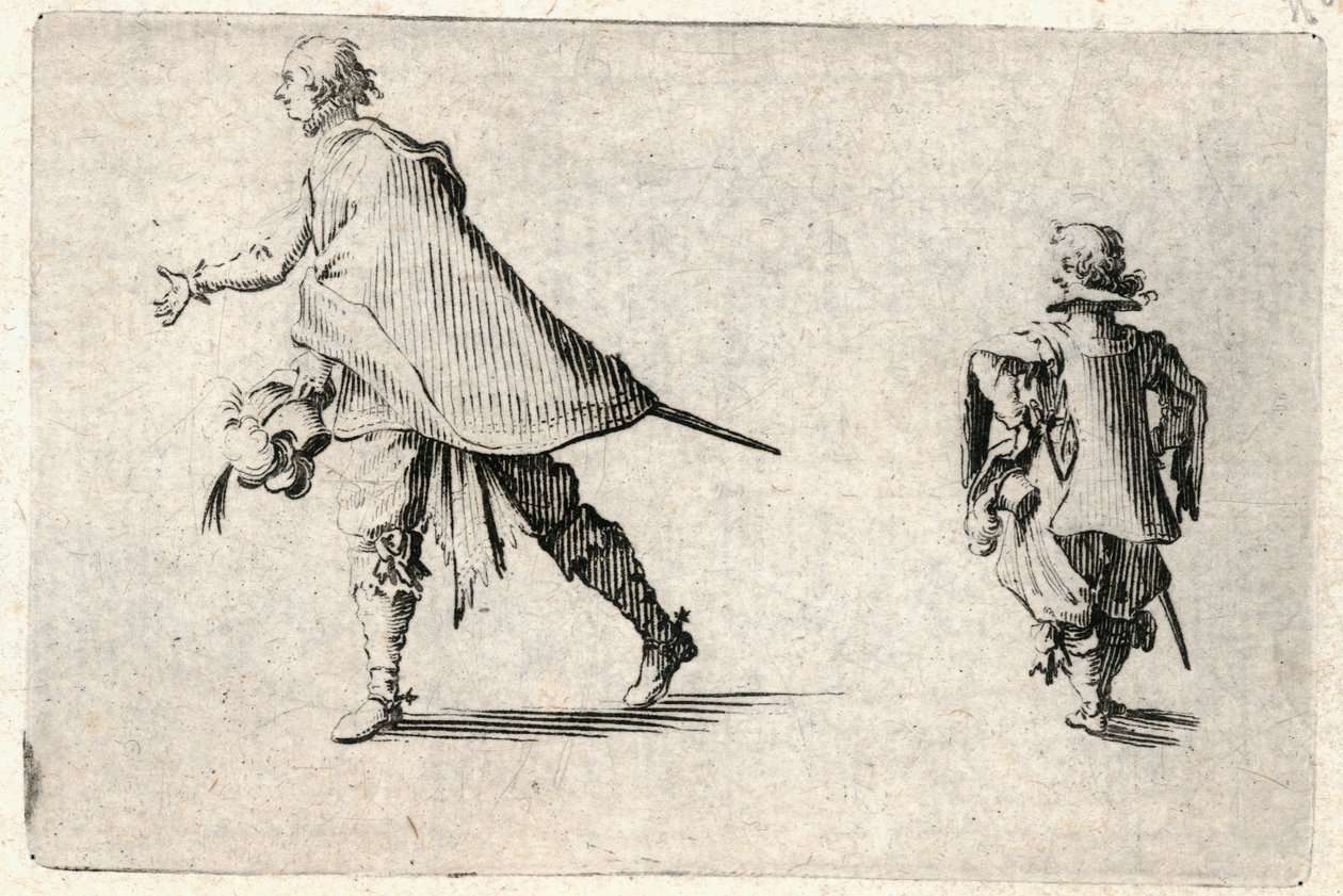 Eri lukujen kapriisit tekijältä Jacques Callot