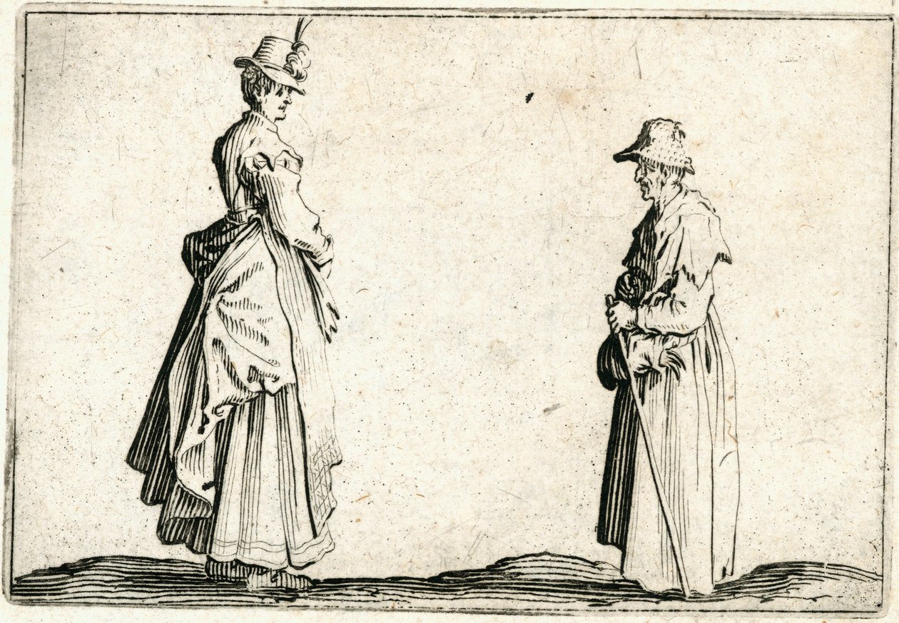Eri lukujen kapriisit tekijältä Jacques Callot