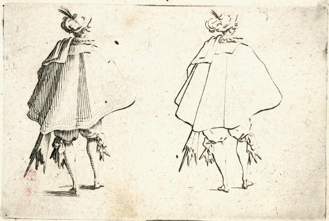 Eri lukujen kapriisit tekijältä Jacques Callot
