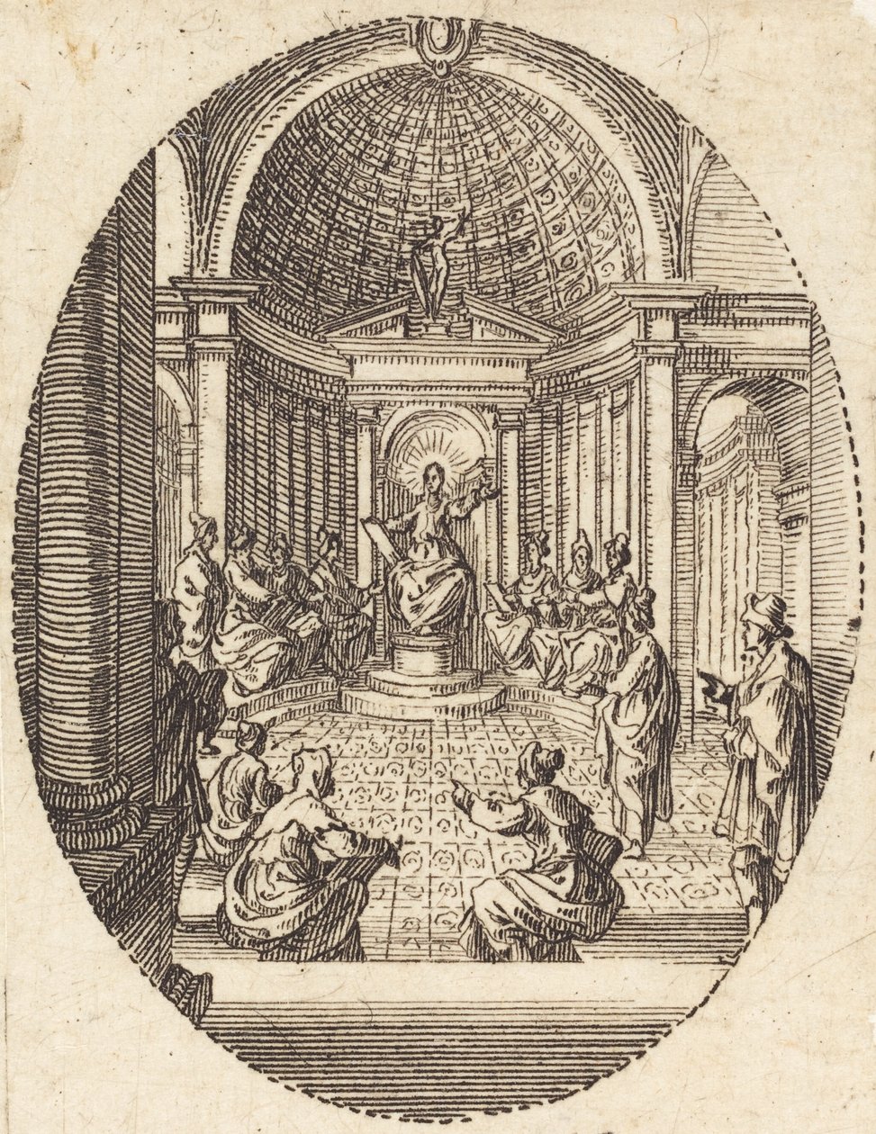 Kristus lääkäreiden joukossa tekijältä Jacques Callot