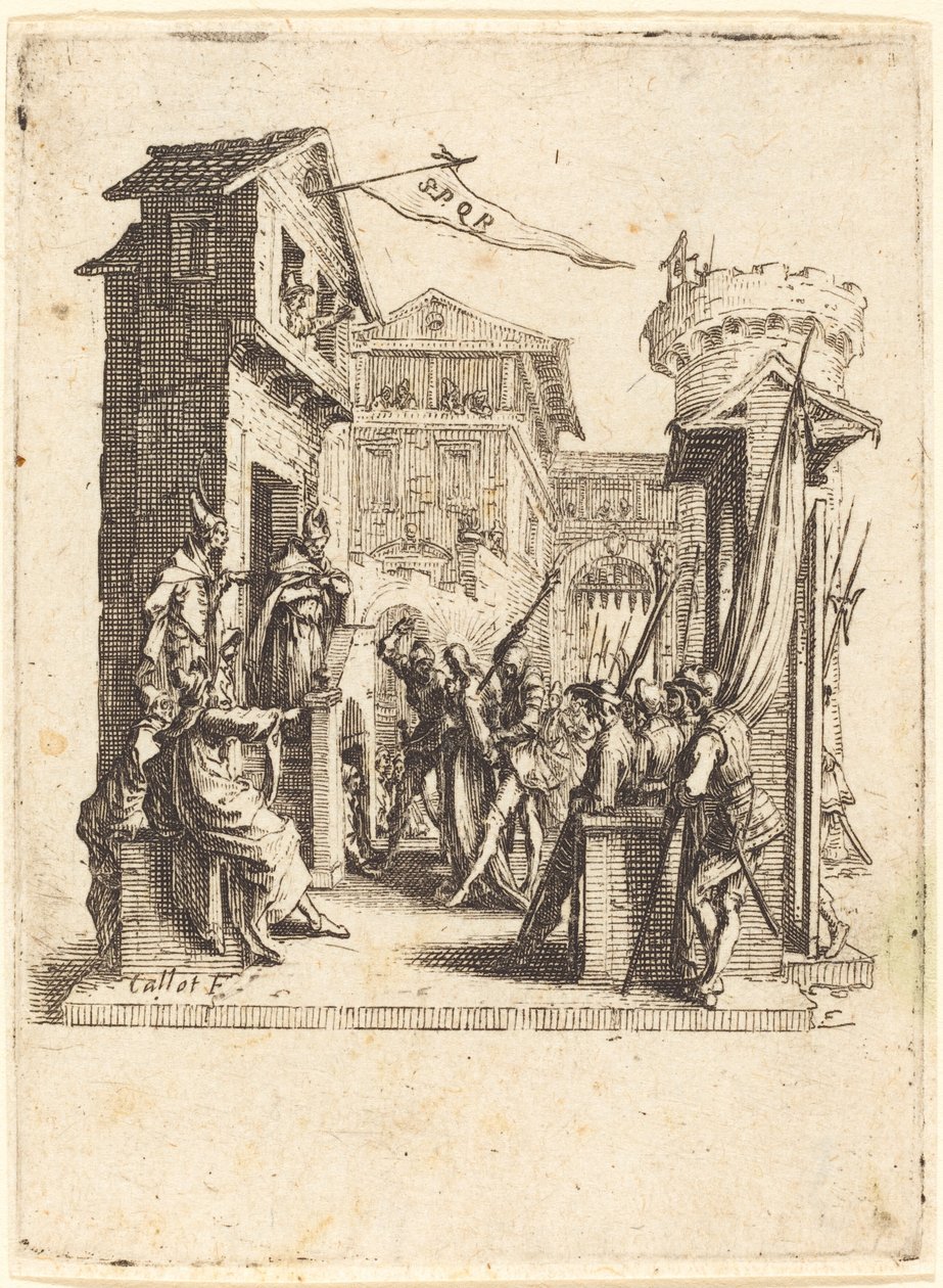 Kristus ennen Kaifasta tekijältä Jacques Callot