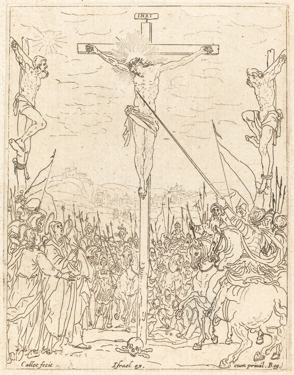 Kristus ristillä tekijältä Jacques Callot