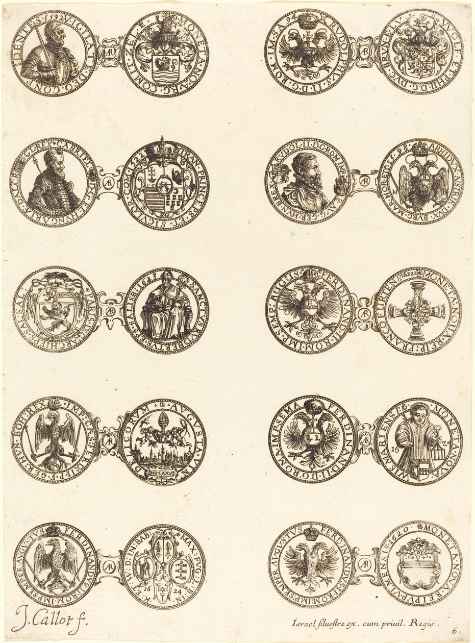 Kolikot [levy 6]. tekijältä Jacques Callot