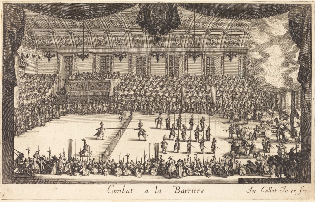 Taistelu esteellä tekijältä Jacques Callot