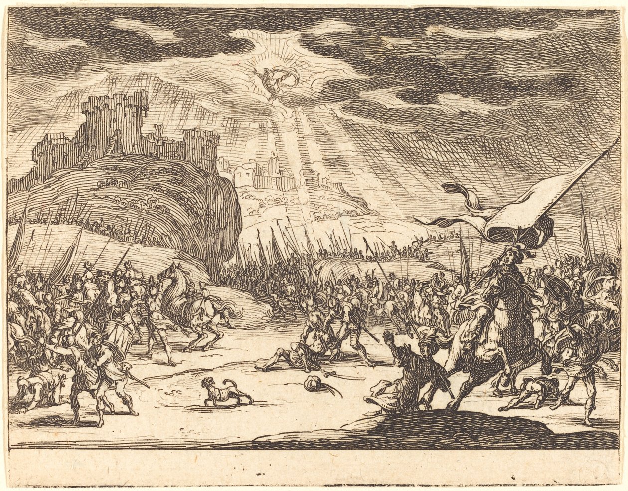 Paavalin kääntymys tekijältä Jacques Callot