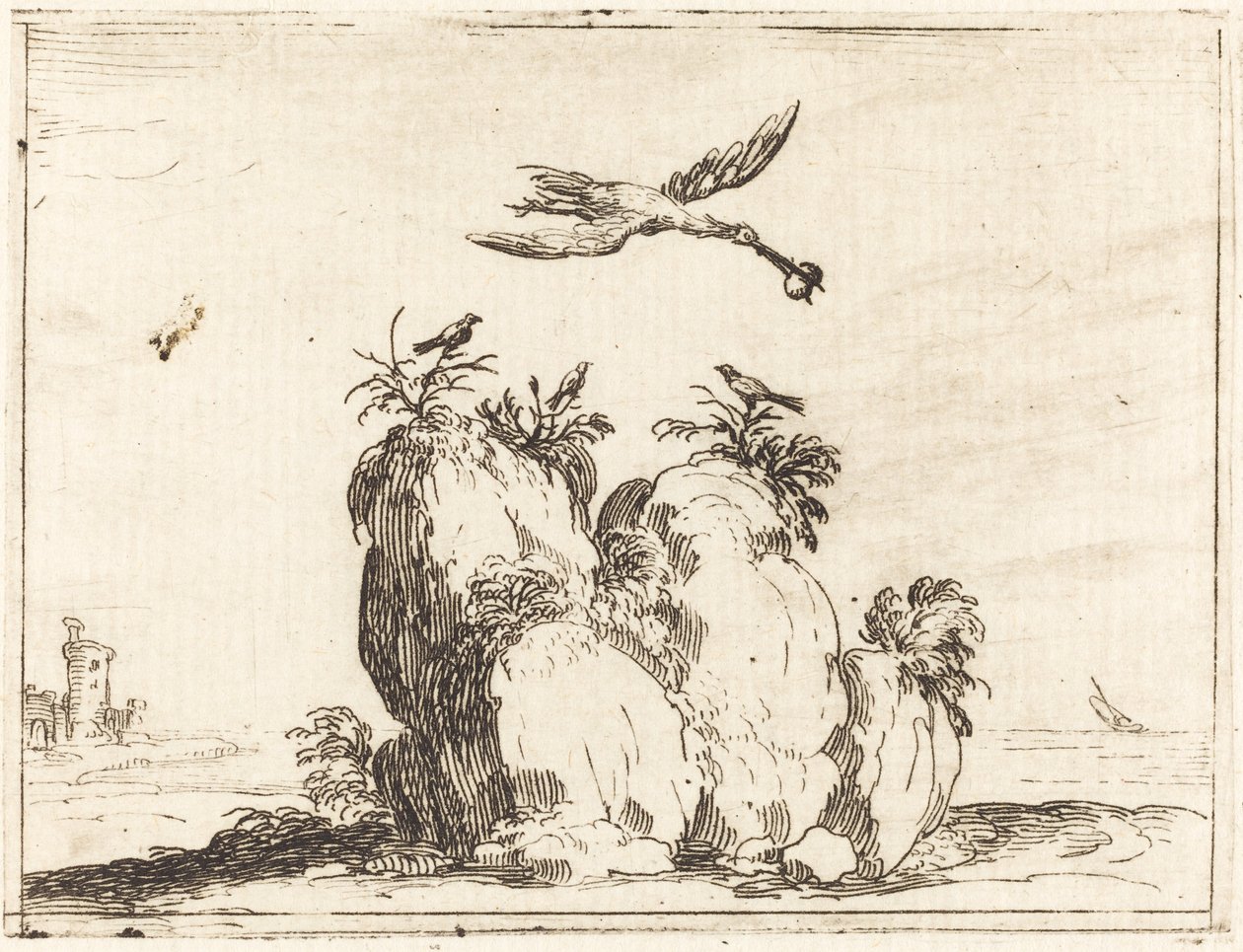 Nosturi lentävät tekijältä Jacques Callot