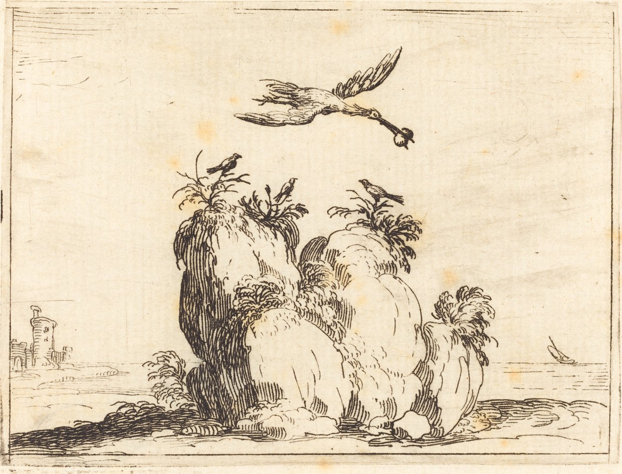 Nosturi lentävät tekijältä Jacques Callot
