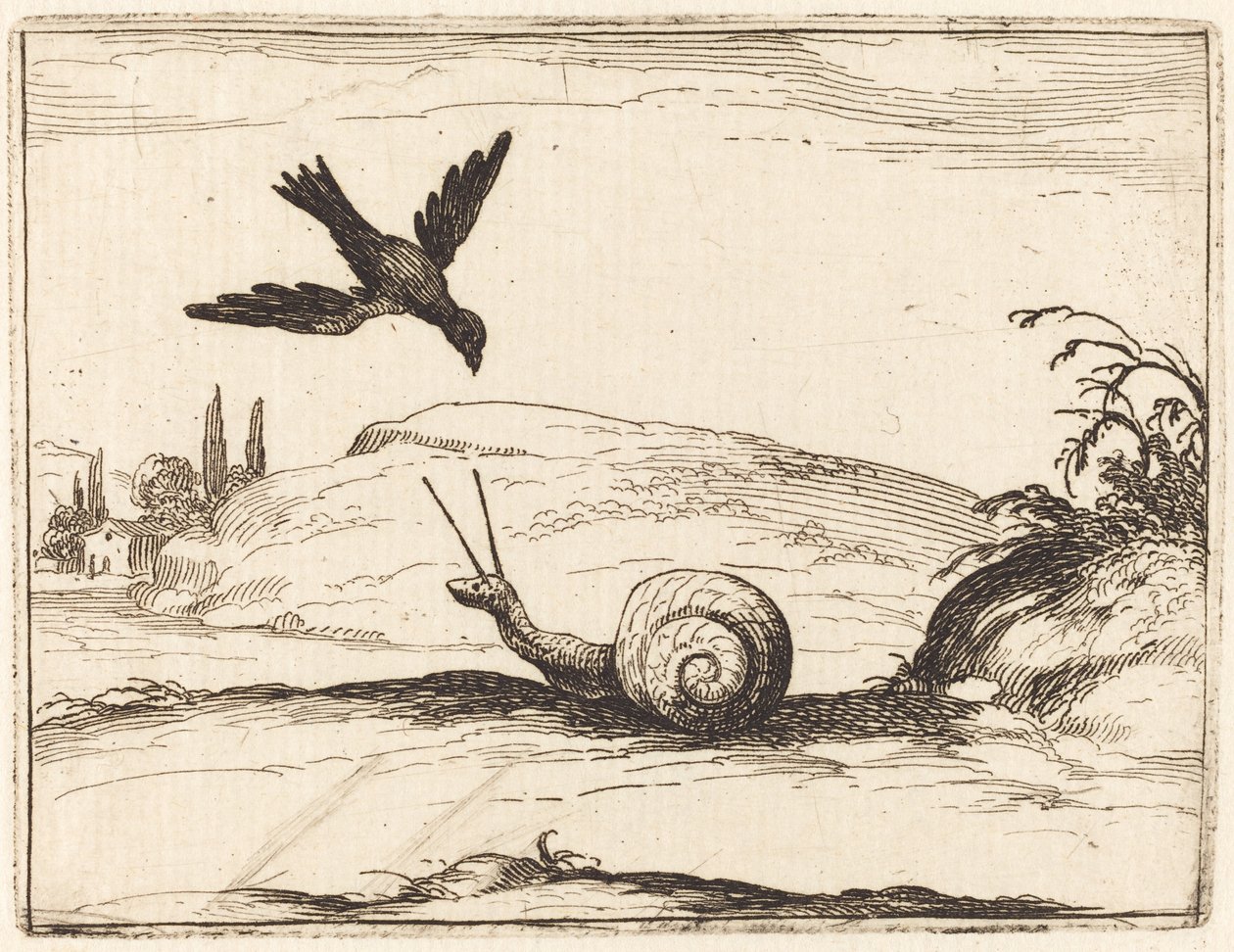 Varis ja Etana tekijältä Jacques Callot