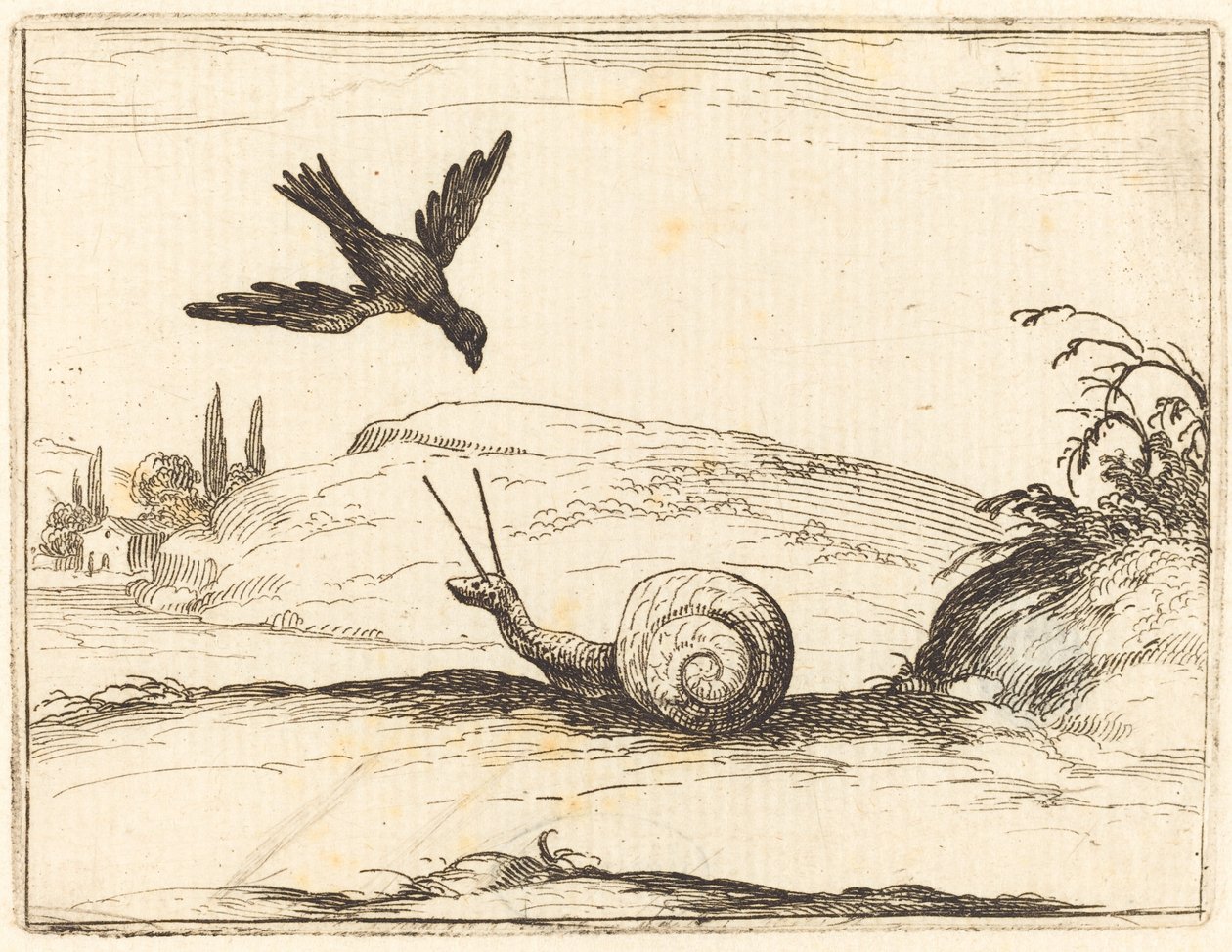 Varis ja Etana tekijältä Jacques Callot