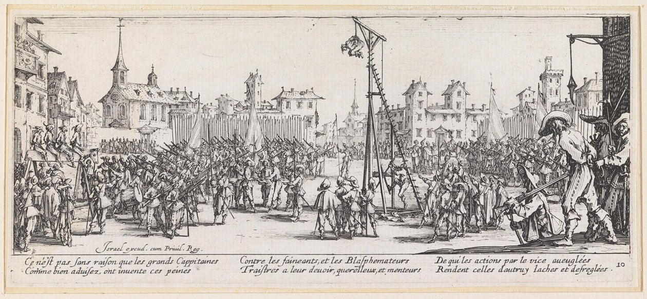 Kidutus keinupyörässä tekijältä Jacques Callot