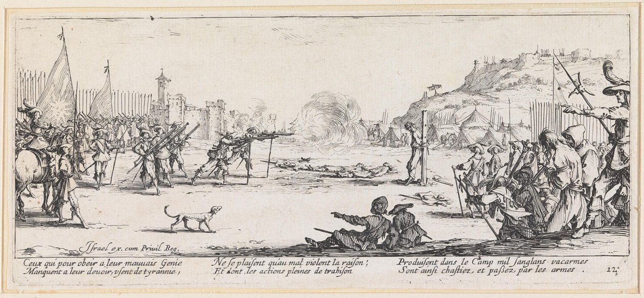 Ampumavälikohtaus tekijältä Jacques Callot