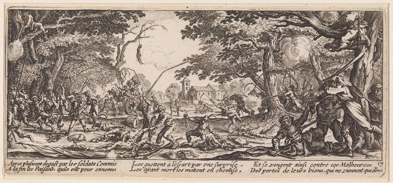 Maanviljelijöiden kosto tekijältä Jacques Callot