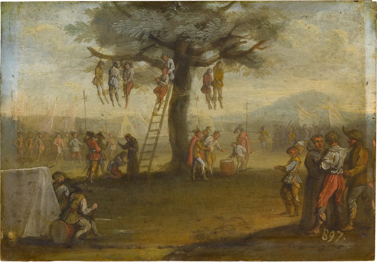 Hirttopuu tekijältä Jacques Callot