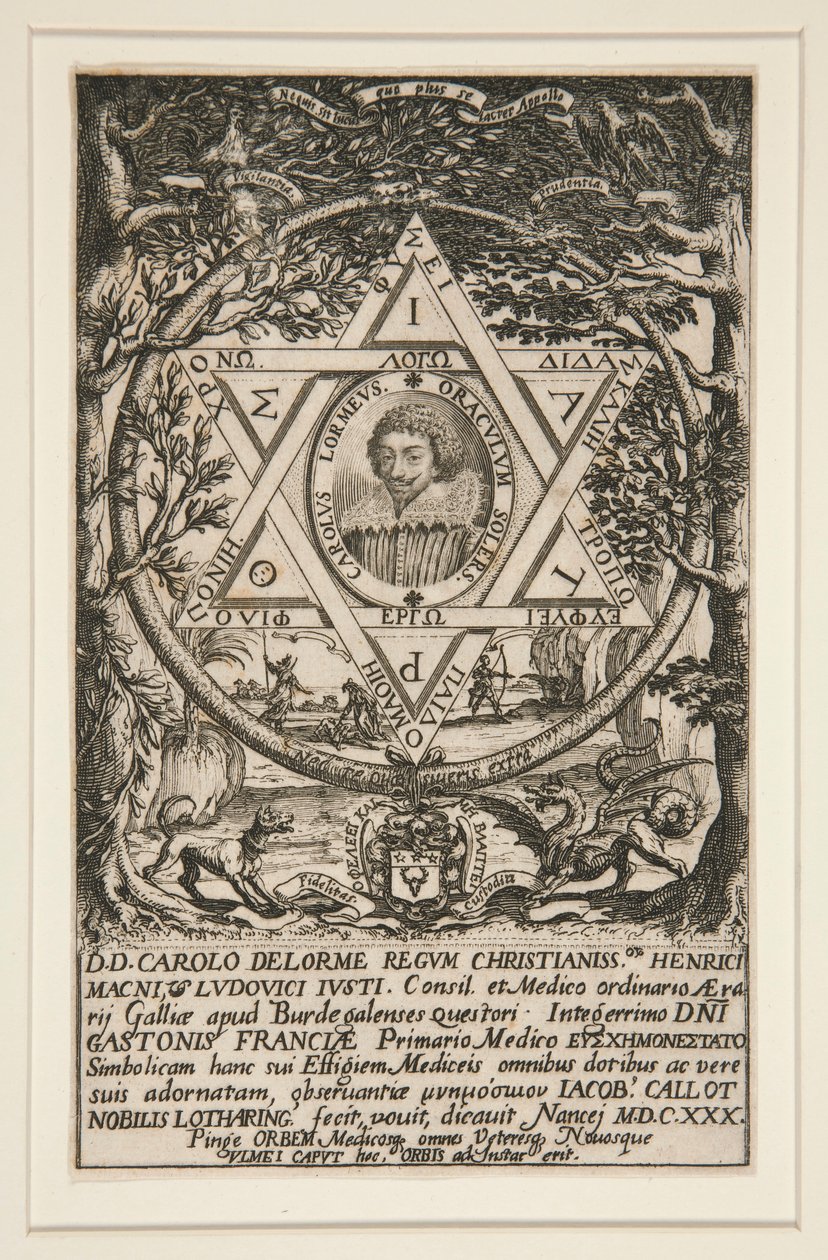 Dieudonne-Charles Delorme (Charles Delormen muotokuva) tekijältä Jacques Callot