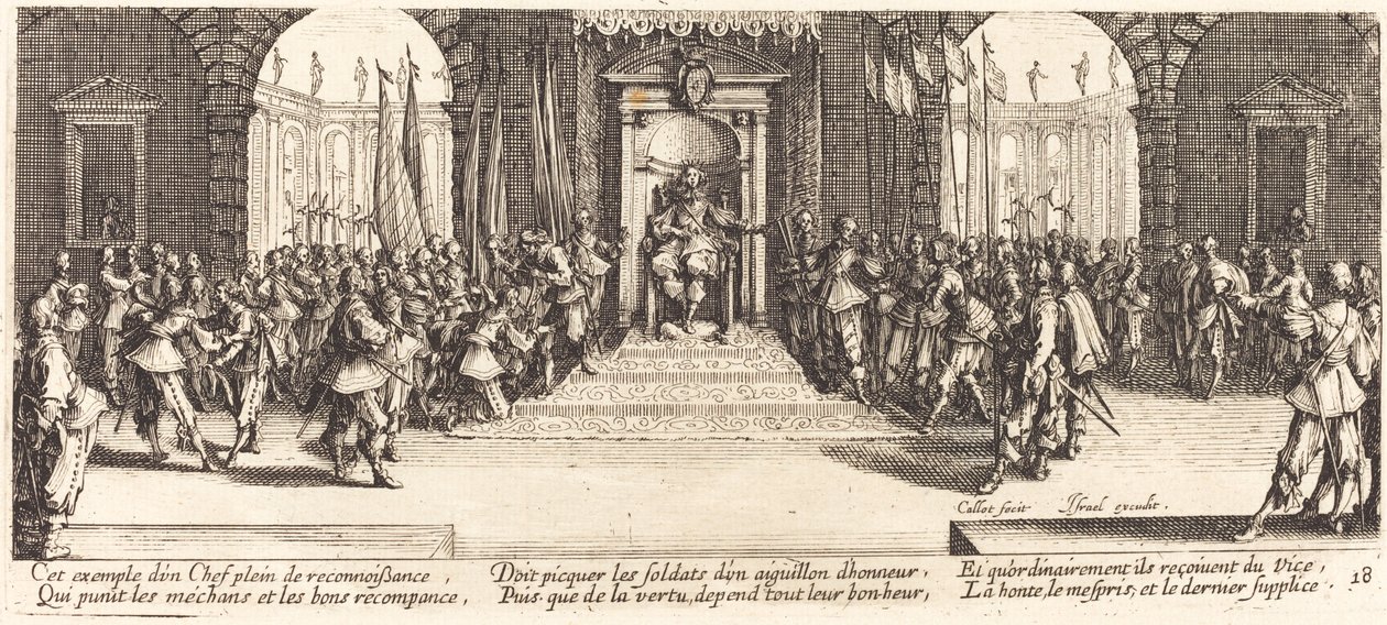 Palkintojen jako tekijältä Jacques Callot