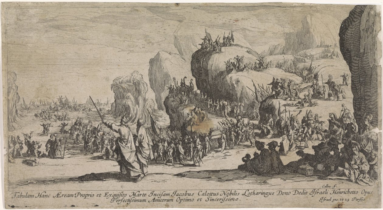 Punaisenmeren ylitys tekijältä Jacques Callot
