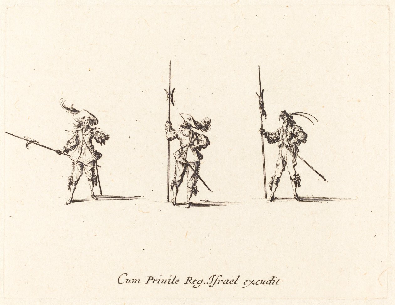 Poraa Halberdilla tekijältä Jacques Callot