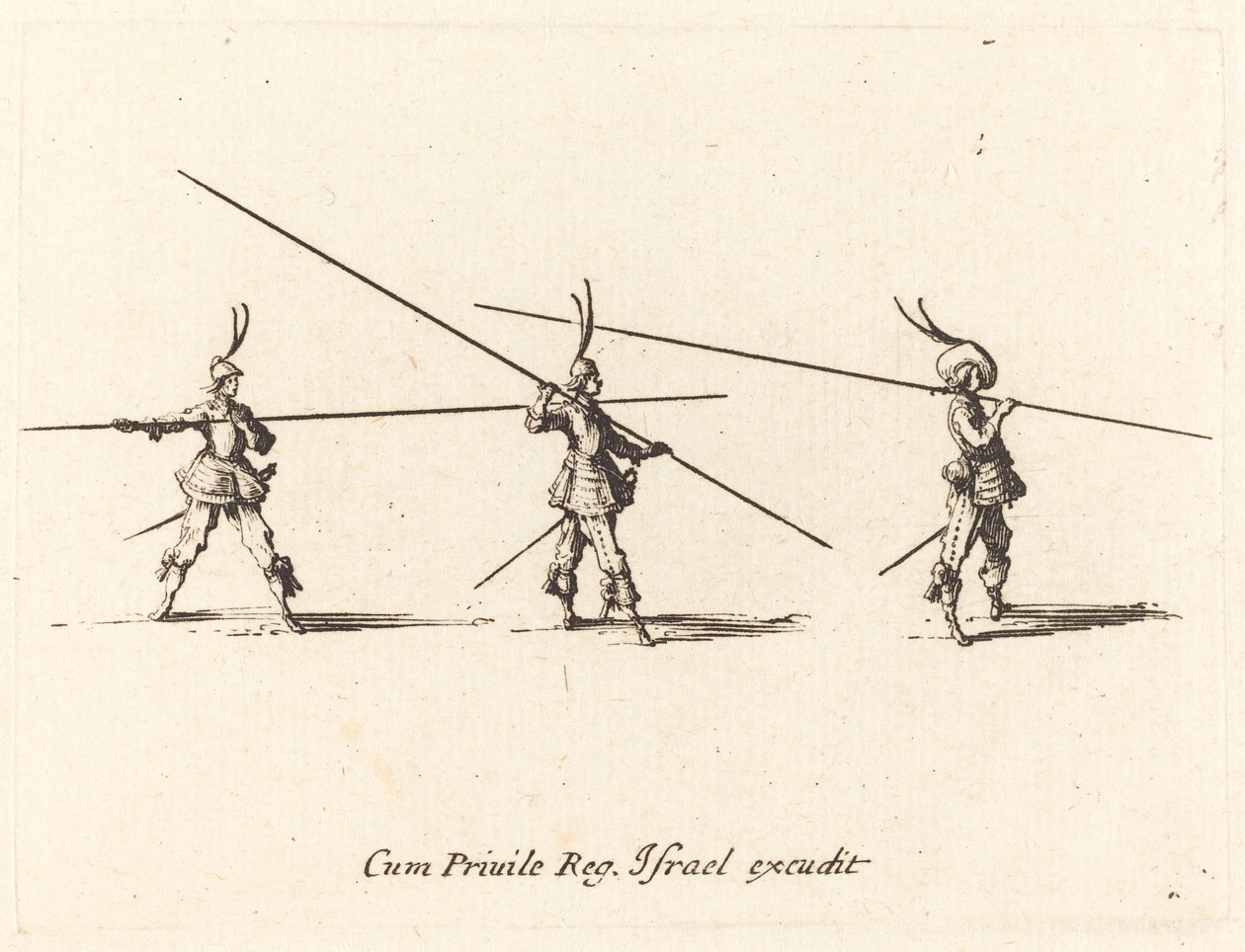 Poraa kallistetuilla hauilla tekijältä Jacques Callot