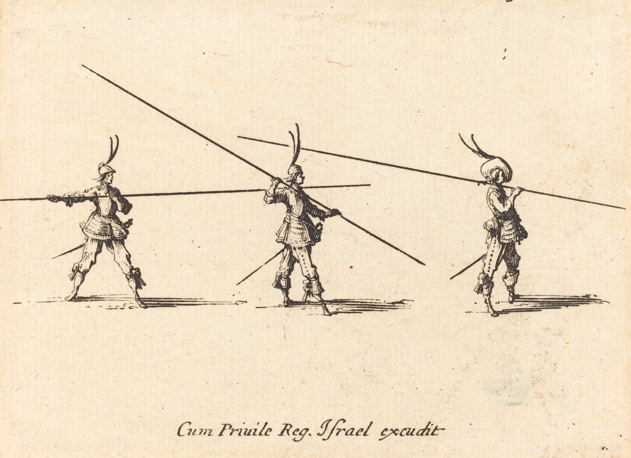 Poraa kallistetuilla hauilla tekijältä Jacques Callot