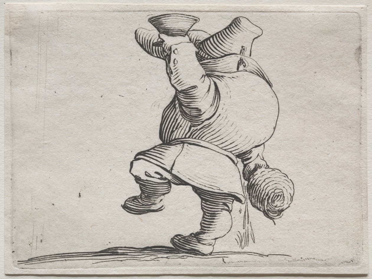 Juomari takaa nähtynä. tekijältä Jacques Callot