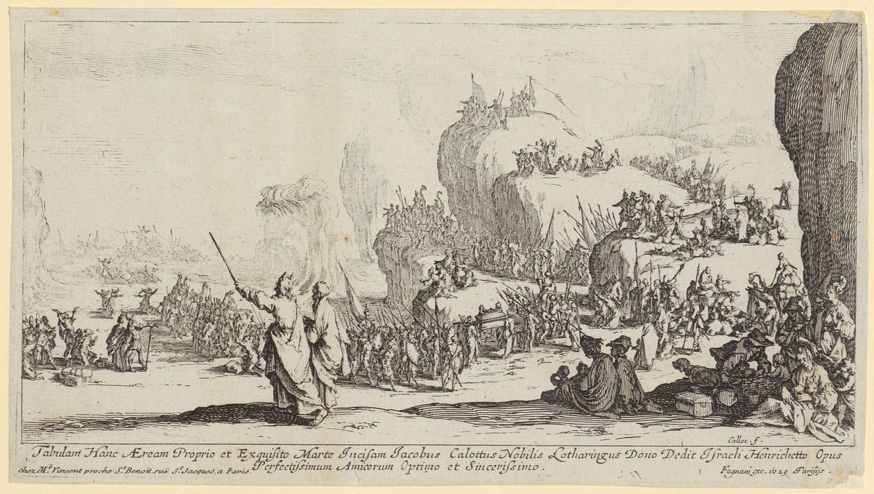 Punaisenmeren ylitys tekijältä Jacques Callot