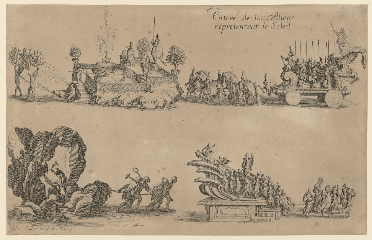 Herttua Kaarle IV:n saapuminen tekijältä Jacques Callot