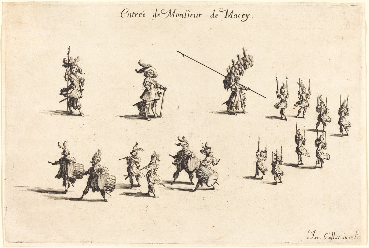 M. de Maceyn sisääntulo tekijältä Jacques Callot