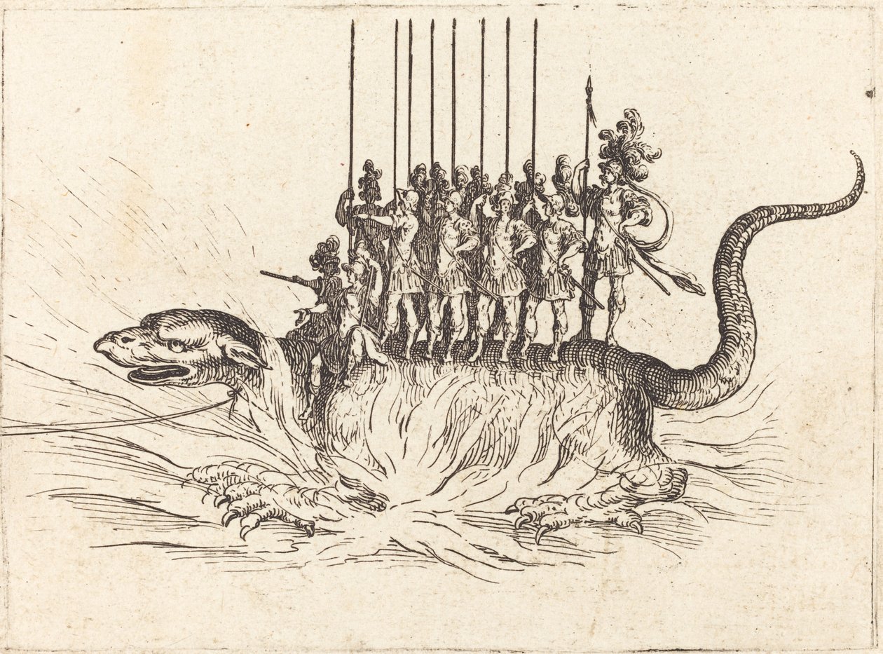 Monseigneur Henry de Lorraine, markiisi de Moy, Pirandre-nimellä tekijältä Jacques Callot