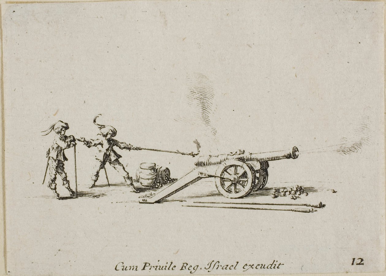 Ammutaan Canon, levy kaksitoista The Military Exercisesista tekijältä Jacques Callot