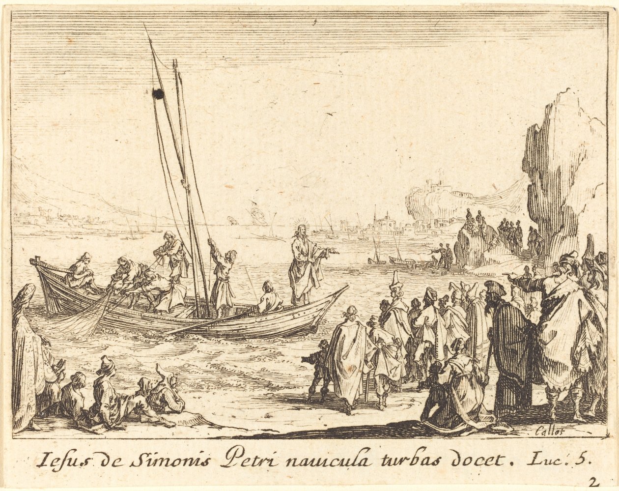 Miesten kalastaja tekijältä Jacques Callot