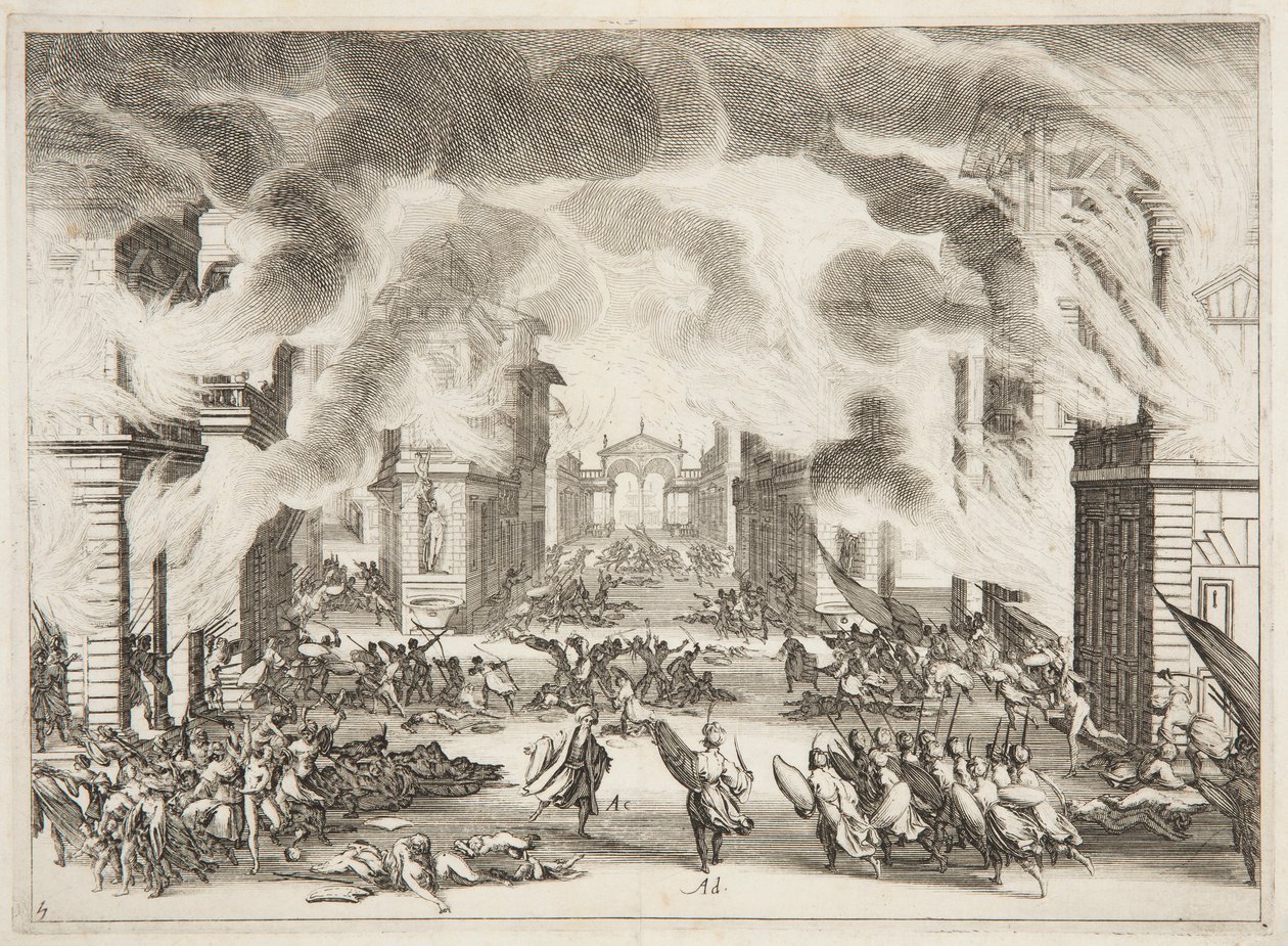 Solimanin neljäs näytös tekijältä Jacques Callot