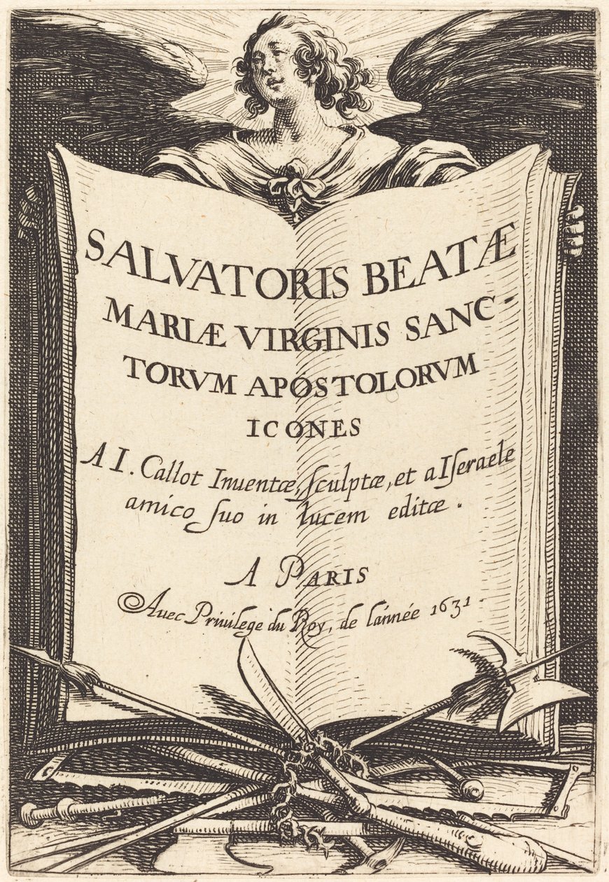 "Suurten apostolien" etulevy tekijältä Jacques Callot