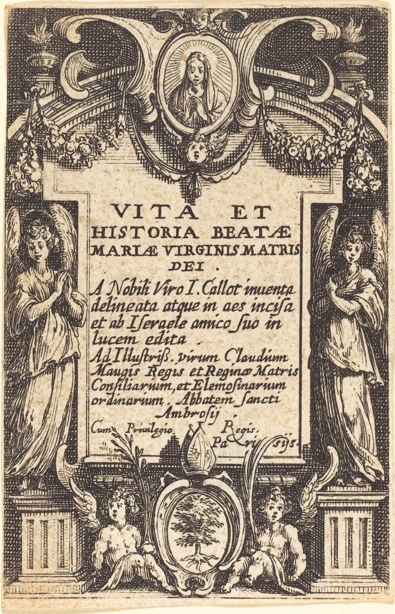 Etukappale elokuvalle "The Life of the Virgin" tekijältä Jacques Callot