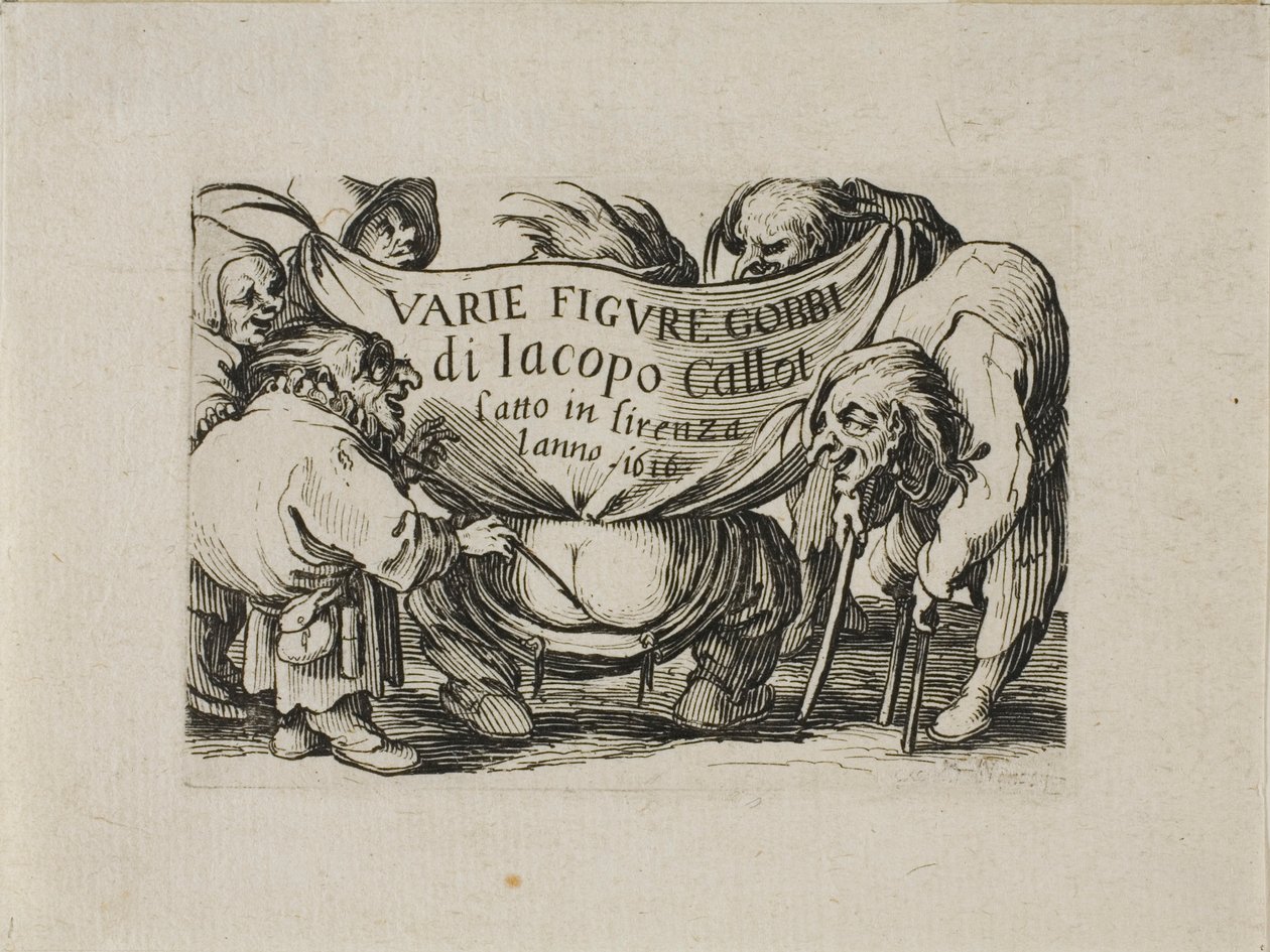 Etukappale, Varie Figure Gobbi tekijältä Jacques Callot
