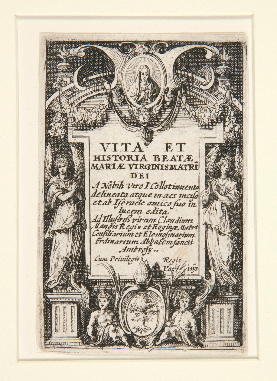 Etukappale, nro. 1 neitsyen elämästä tekijältä Jacques Callot