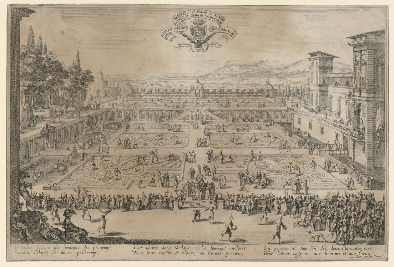 Nancyn puutarha tekijältä Jacques Callot