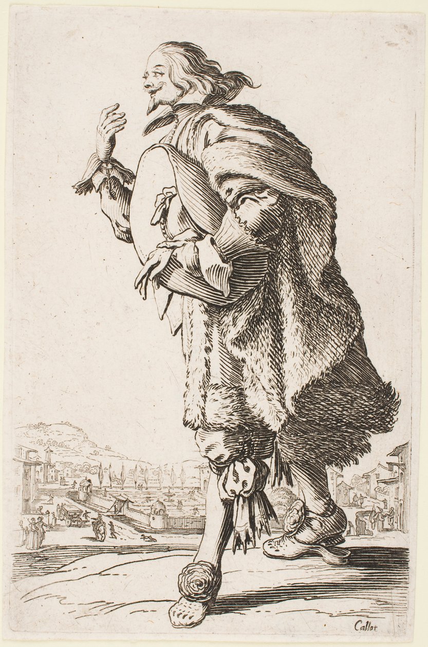 Gentleman Bowing, sarjasta "The Nobility of Lorraine" tekijältä Jacques Callot