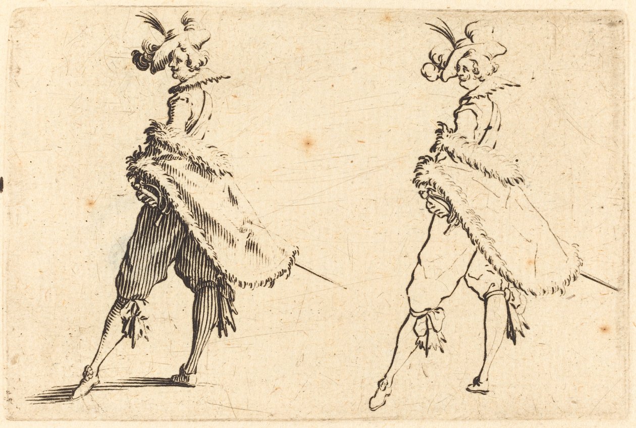 Herrasmies sivulta katsottuna tekijältä Jacques Callot
