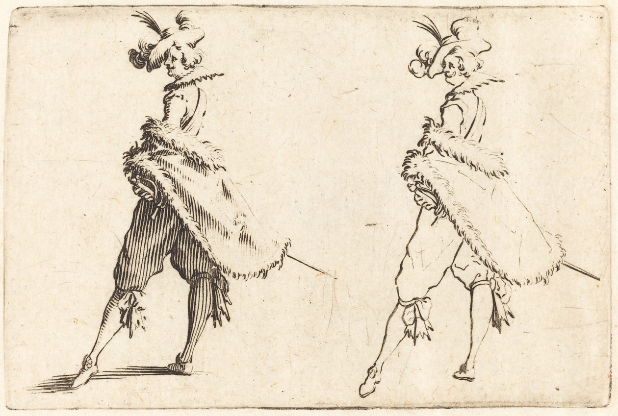 Herrasmies sivulta katsottuna tekijältä Jacques Callot