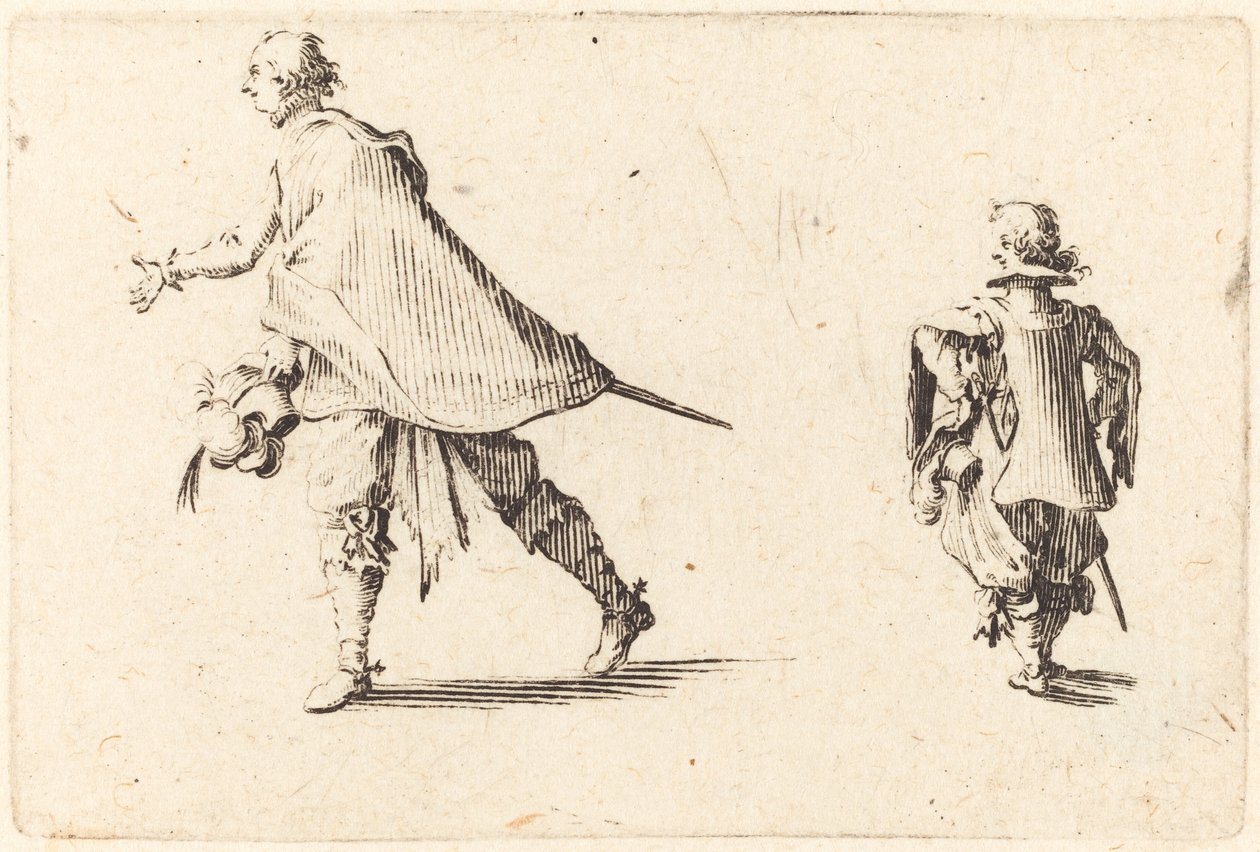 Gentleman ja hänen sivunsa tekijältä Jacques Callot