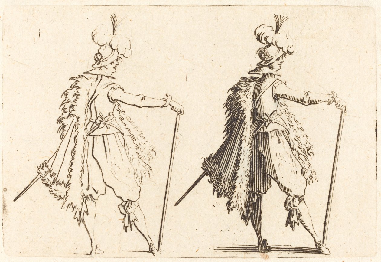 Herrasmies kepin kanssa tekijältä Jacques Callot