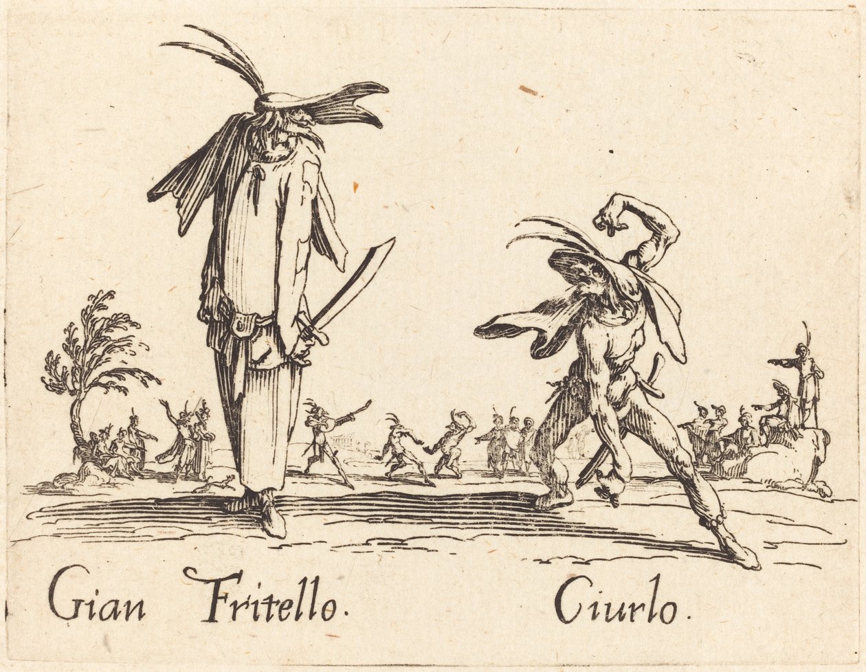 Gian Fritello ja Ciurlo tekijältä Jacques Callot