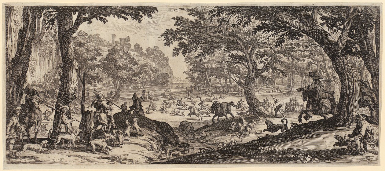 Suuri metsästys tekijältä Jacques Callot