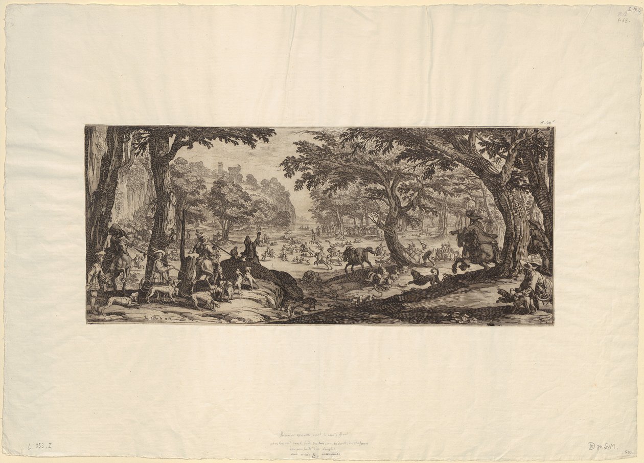Suuri metsästys tekijältä Jacques Callot