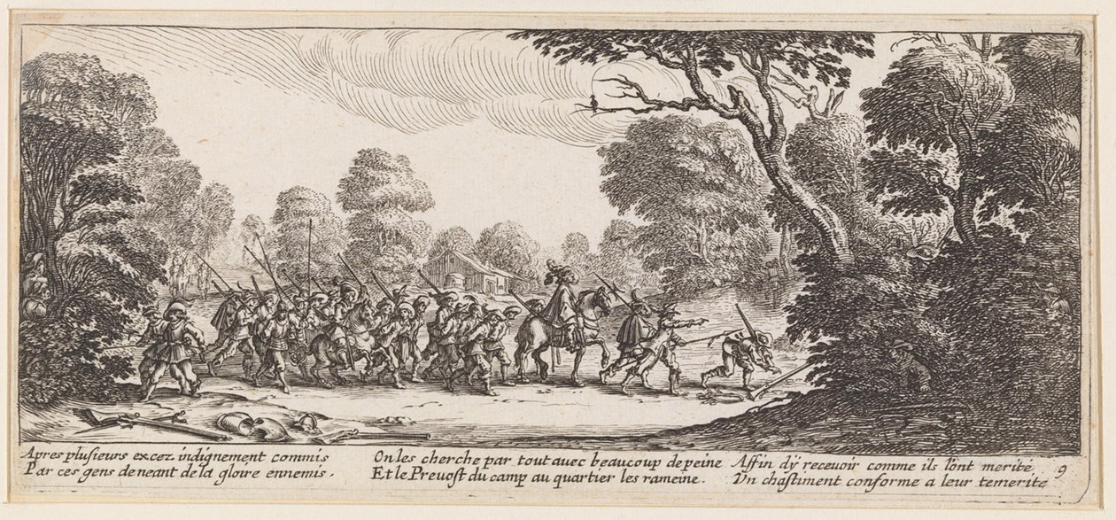 Vankien kuljetus tekijältä Jacques Callot