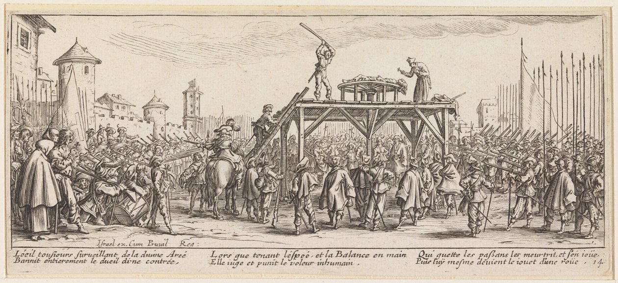 Pyörän murtuminen tekijältä Jacques Callot