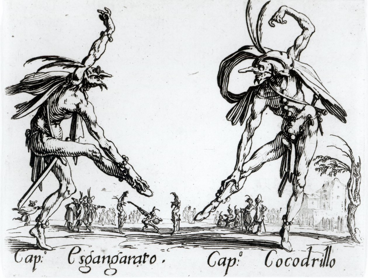 I Balli de Spessanei eli Suuri metsästys (kaiverrus) (m/w kuva) tekijältä Jacques Callot