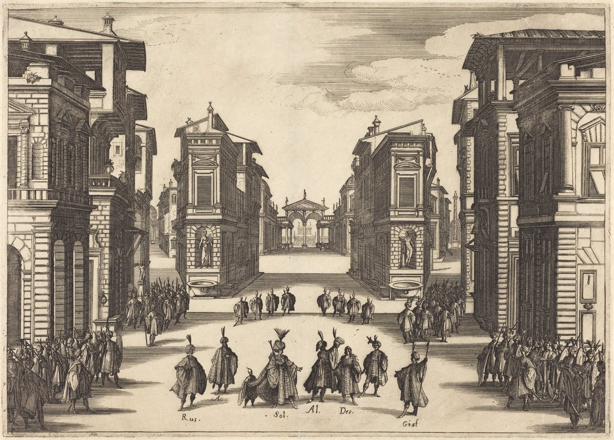 Il Solimano, IV näytös tekijältä Jacques Callot