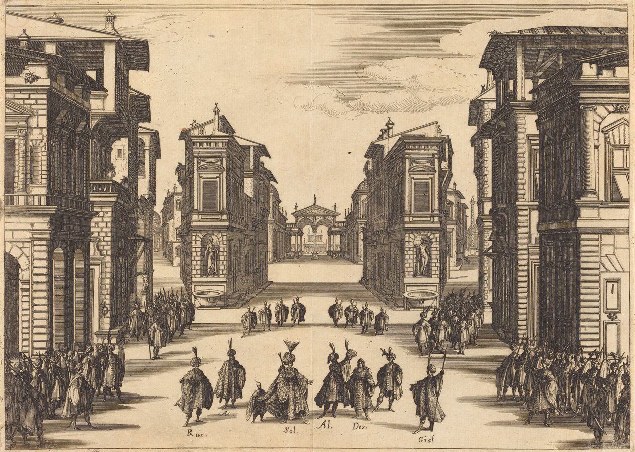 "Il Solimano", IV näytös tekijältä Jacques Callot